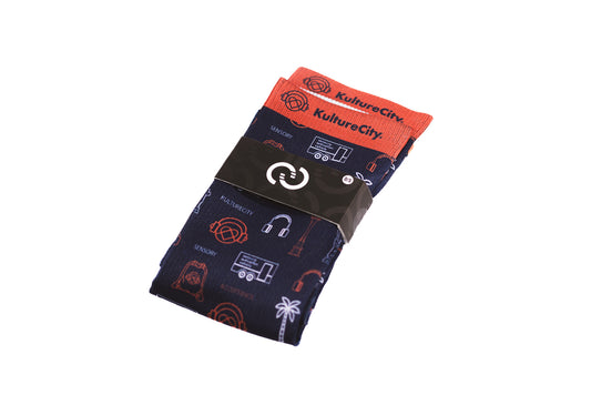 KultureCity Blue Socks